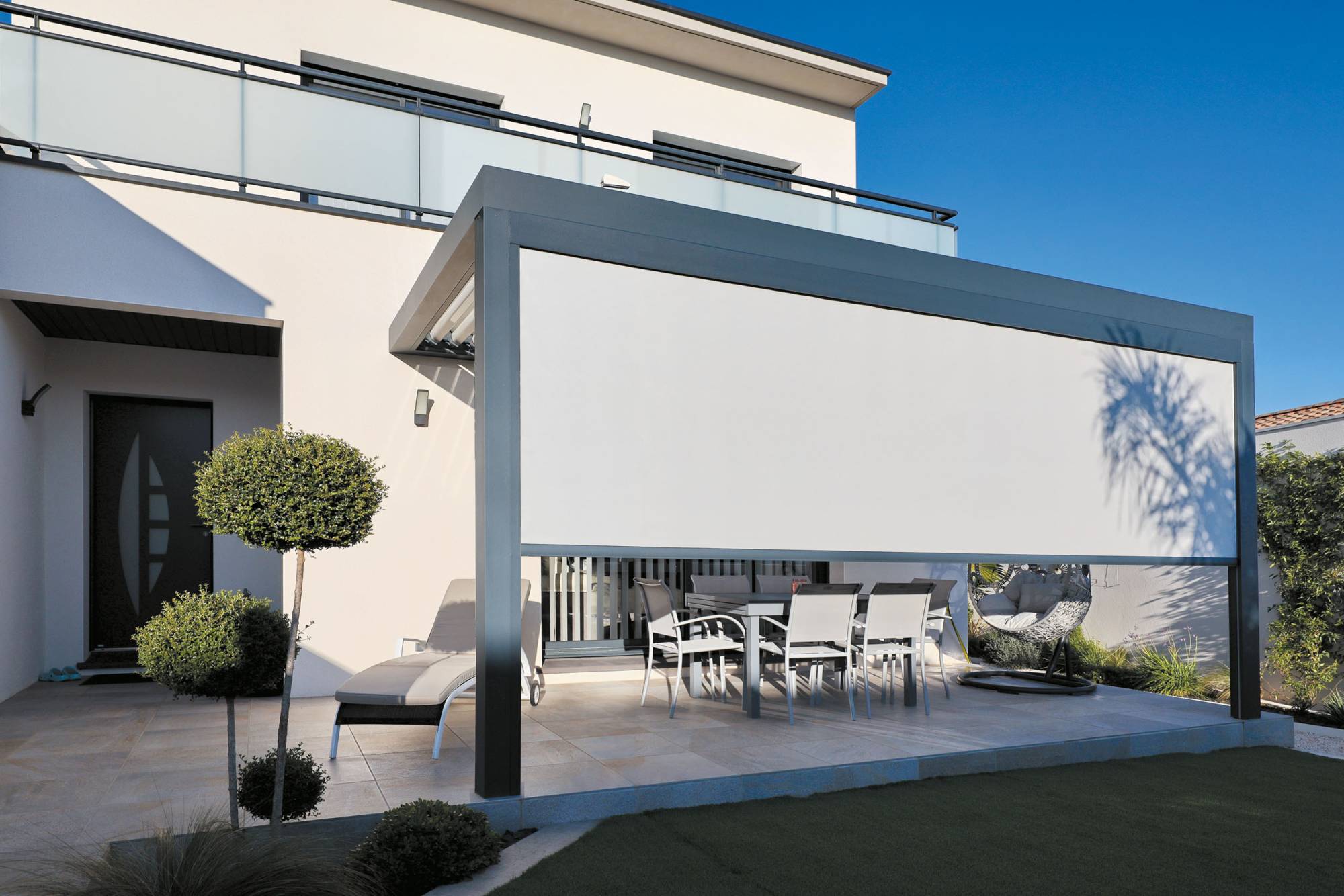 pergola bioclimatique pour terrasse maison Pamiers