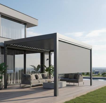 Notre zone d'activité pour ce service Pergola bioclimatique aluminium sur-mesure en promotion